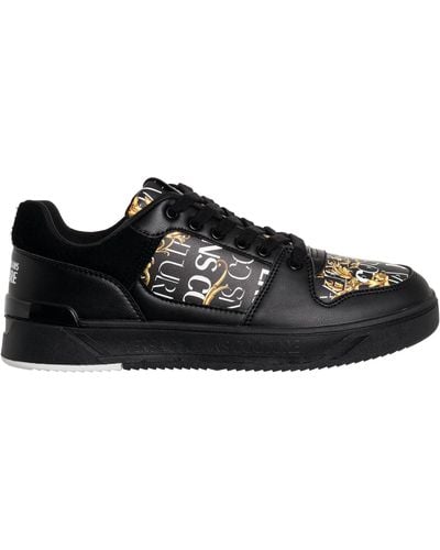 Versace Starlight Logo Couture Trainers - Black