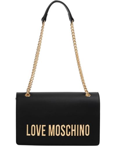 Love Moschino Borsa a tracolla semplice con logo - Nero