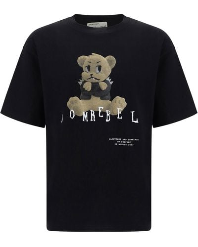 DOMREBEL Grumpy T-shirt - Black