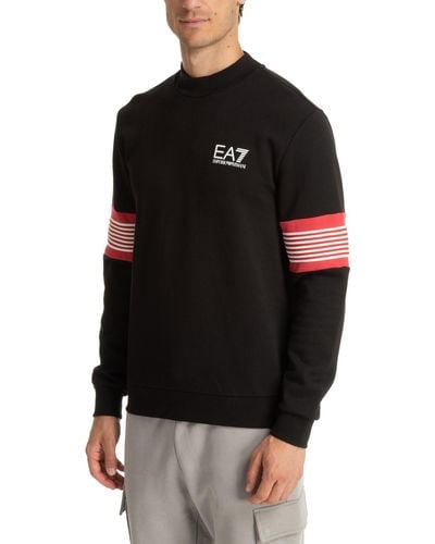 EA7 Cotton Sweatshirt - Black