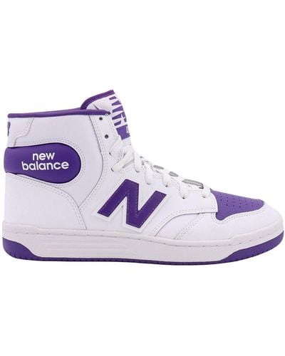 New Balance 480 High-top Trainers - Purple
