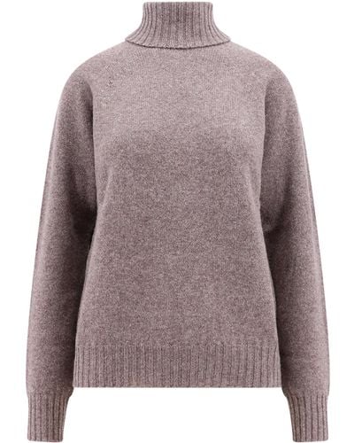 Drumohr Roll-neck Sweater - Brown