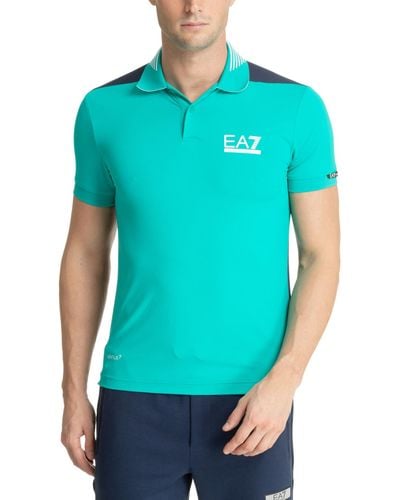 EA7 Ventus 7 Polo Shirt - Blue
