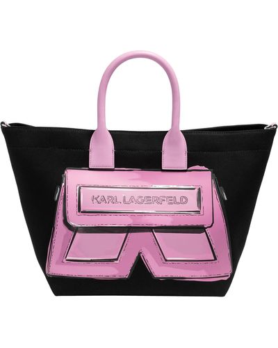 Karl Lagerfeld Shopping bag ikon k - Rosa