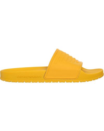 Emporio Armani Slides - Yellow