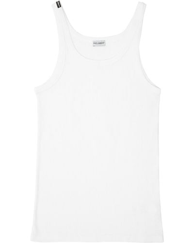 Dolce & Gabbana Sleeveless T-shirt - White
