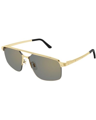 Cartier Sunglasses Ct0385s - Metallic