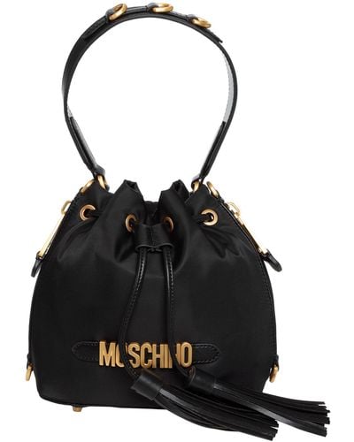 Moschino Bucket Bag - Black