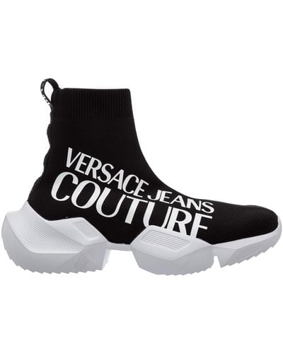 Versace Scarpe sneakers alte uomo uranus - Nero