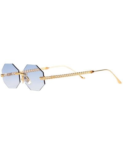 Anna Karin Karlsson Sunglasses Chain Nest Sun - Octagonal - White