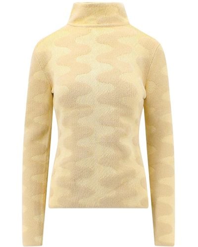 Nanushka Roll-neck Sweater - Yellow