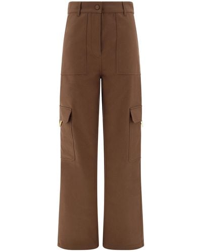 Valentino Cargo Trousers - Brown