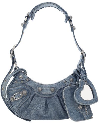 Balenciaga Borsa hobo le cagole xs - Blu