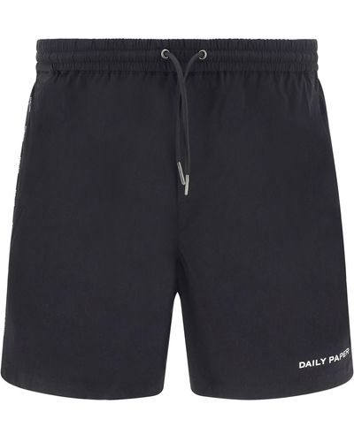 Daily Paper Mehani Track Shorts - Blue