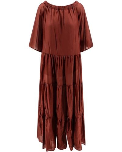 Semicouture Long Dress - Red