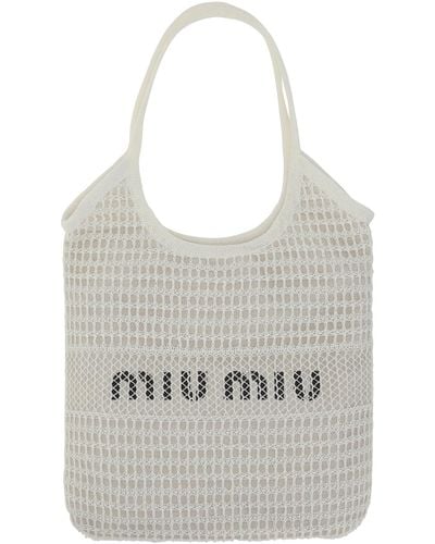 Miu Miu Tote Bag - White