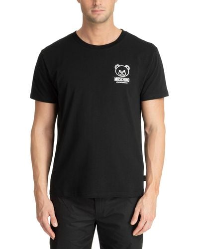 Moschino | T-shirt stampa Teddy Bear | male | NERO | S