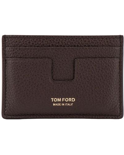 Tom Ford Credit Card Holder - Brown