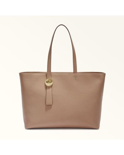 Natural Furla Tote Bags For Women Lyst