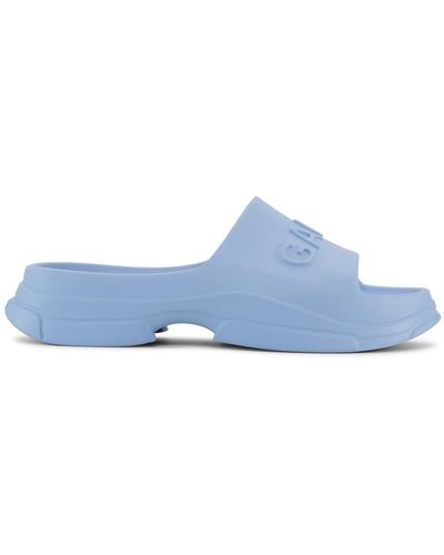 Ganni Pool Slide Sandals - Blue