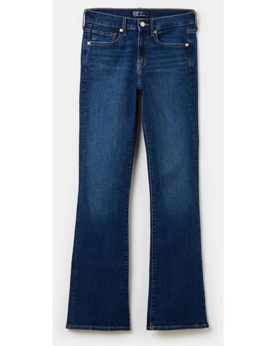 Gap Jeans bootcut flare fit a vita alta - Blu