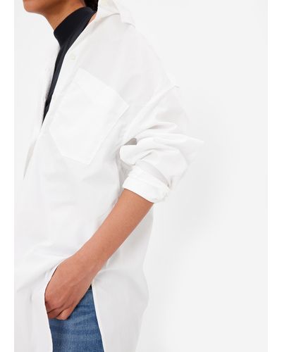 Gap Camicia a tunica in cotone - Bianco