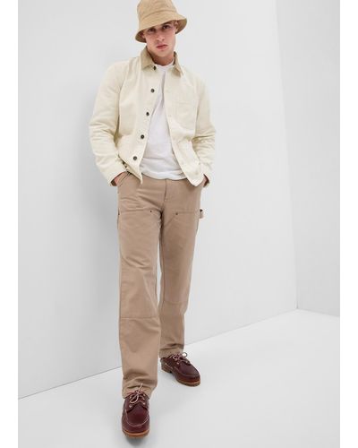 Gap Pantaloni carpenter in cotone - Bianco