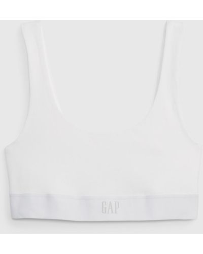 Gap Bralette stretch con logo - Bianco