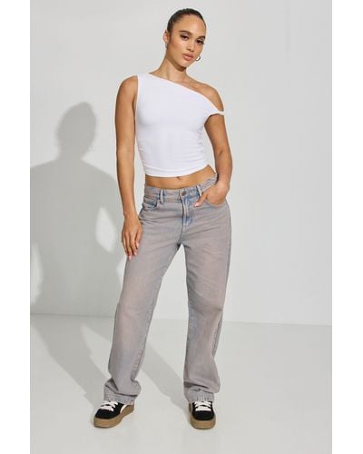Garage Slouchy Jeans - White