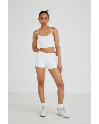 Garage Micro Shorts - White