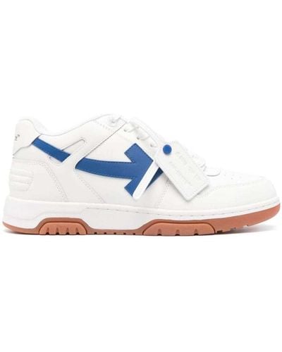 Off-White c/o Virgil Abloh Off- 'Out Of Office' And Low Top Trainers With Arrow M - White