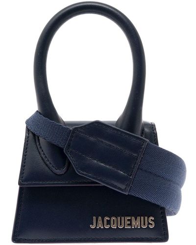 Jacquemus Le Chiquito Homme E Leather Crossbody Bag - Blue