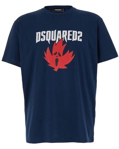 DSquared² Cool Fit Tee Acero Urla - Blue