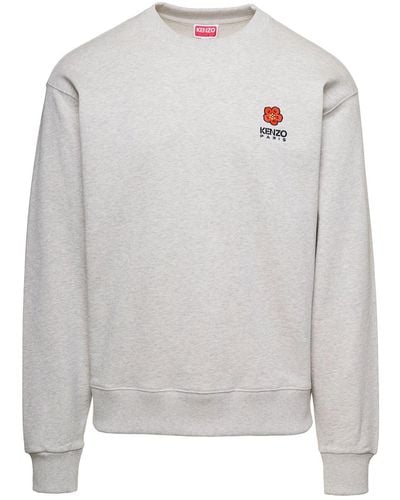 KENZO Boke Flower Cotton Sweatshirt - Grey