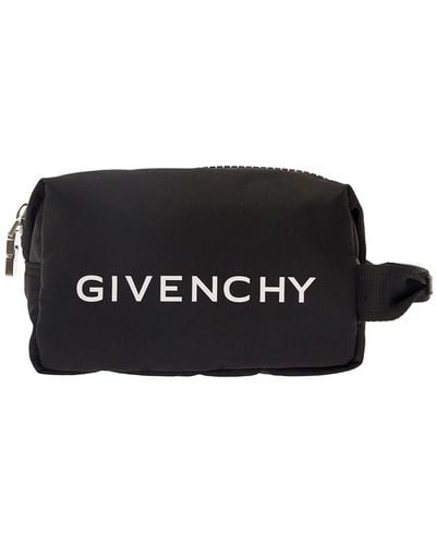 Givenchy Pochette With Logo - Black