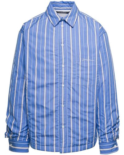 Jacquemus Light And Stripes Shirt - Blue
