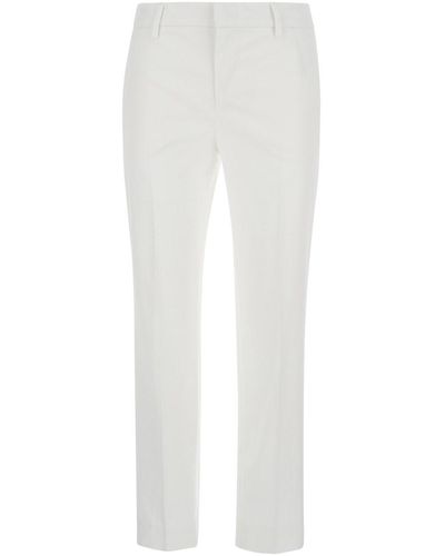 PT Torino New York Trousers Gabardine - White