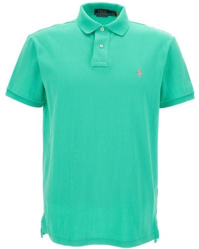 Polo Ralph Lauren Polo Shirt With Logo Embroidery - Green