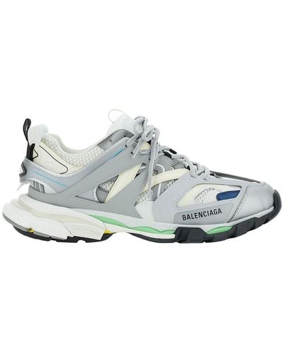 Balenciaga Sneaker Basse 'Track' Con Dettaglio Logo - Bianco
