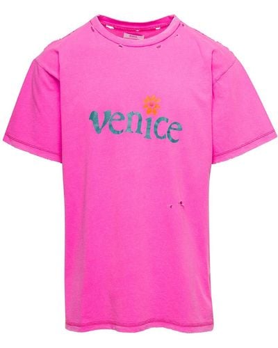 ERL Venice T-Shirt Knit - Rosa