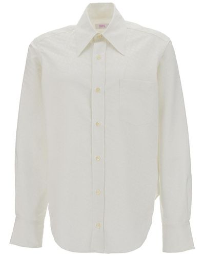 ERL Buttoned Up Oversize Shirt - White