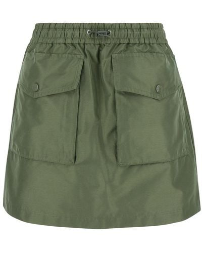 Moncler Cargo Mini Skirt - Green