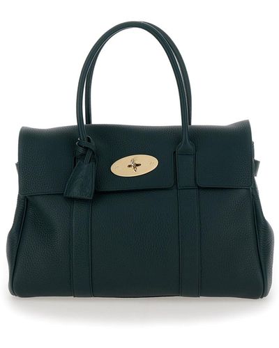 Mulberry 'Bayswater' Handbag With Postman'S Lock - Black