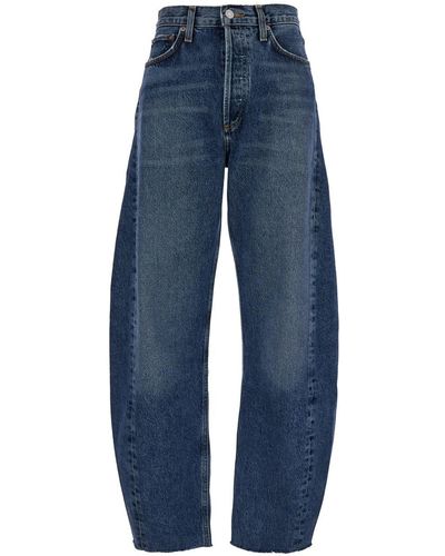 Agolde 'Luna' Five-Pocket Jeans - Blue