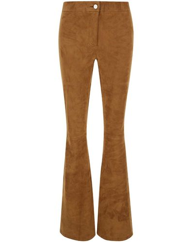 Arma Flared Trousers - Brown