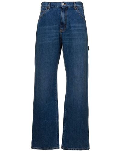 Alexander McQueen Jeans Morbidi 'Workwear' - Blu