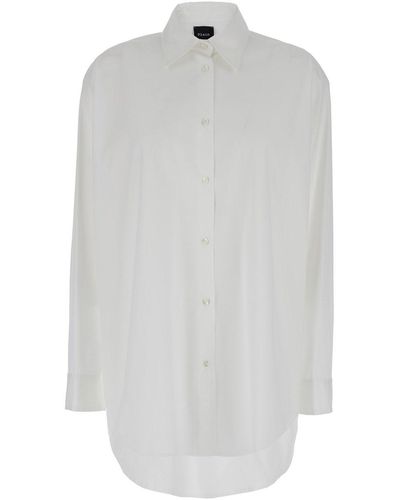 Plain Camicia Oversize - Bianco