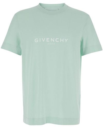 Givenchy T-Shirt Con Logo - Verde