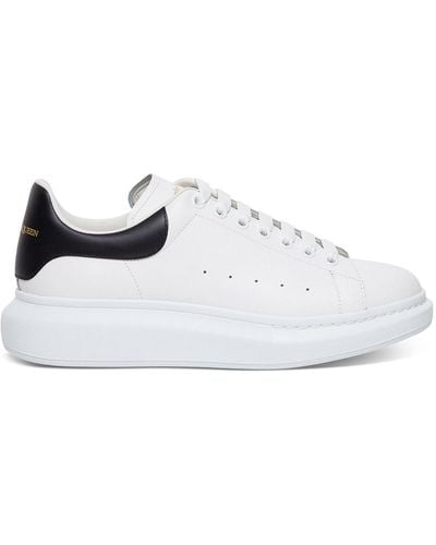 Alexander McQueen And Leather Oversize Sneakers Alexan - White
