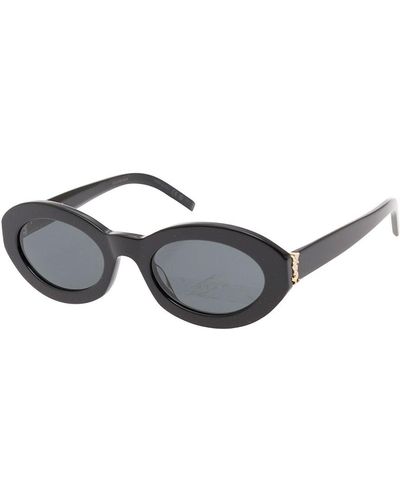 Saint Laurent 'Sl M136' Sunglasses With Cassandre - Black